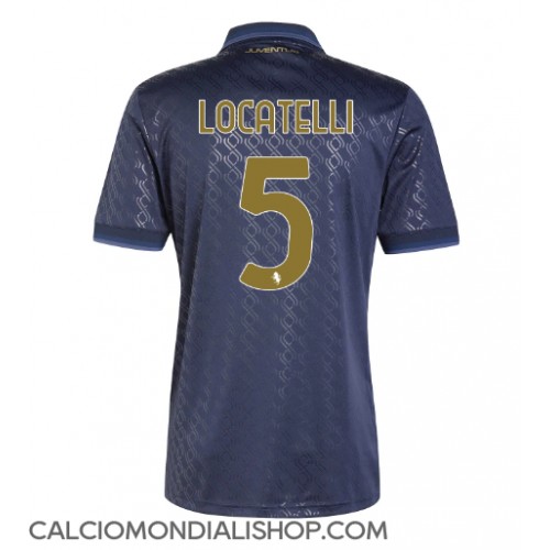 Maglie da calcio Juventus Manuel Locatelli #5 Terza Maglia 2024-25 Manica Corta